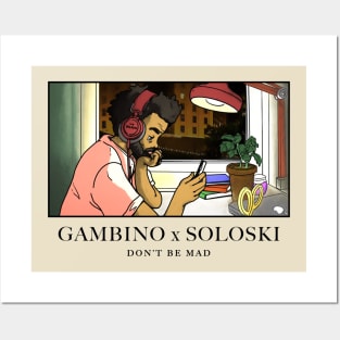 Gambino x Soloski Front Posters and Art